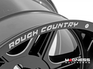 Jeep Custom Wheels (1) - Rough Country - 92 Series - Gloss Black - 18 x 9.0 / 5 x 5 / +0mm